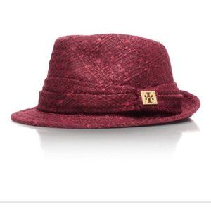 {Tory Burch} Tweed Classic Walking Fedora Hat